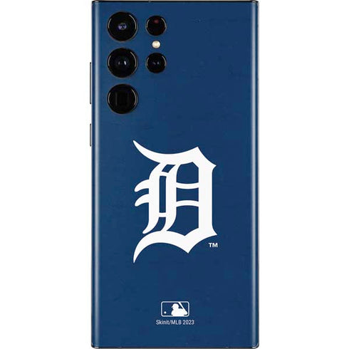 MLB Detroit Tigers - Solid Distressed Galaxy S22 Ultra Skin