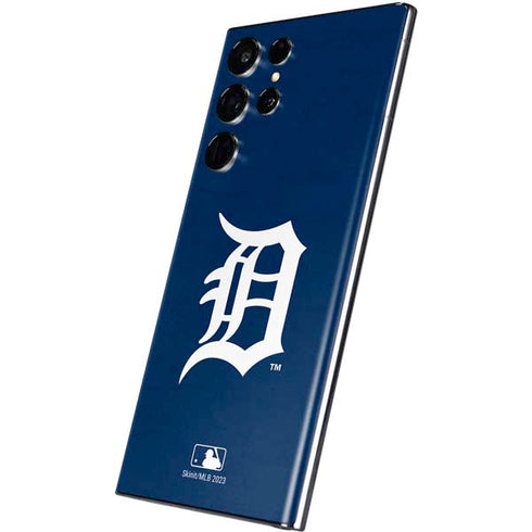 MLB Detroit Tigers - Solid Distressed Galaxy S22 Ultra Skin