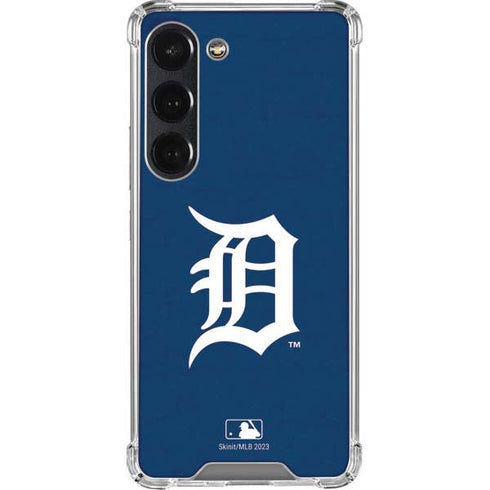 MLB Detroit Tigers - Solid Distressed Galaxy S23 Clear Case