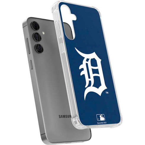 MLB Detroit Tigers - Solid Distressed Galaxy S24 Plus Clear Case