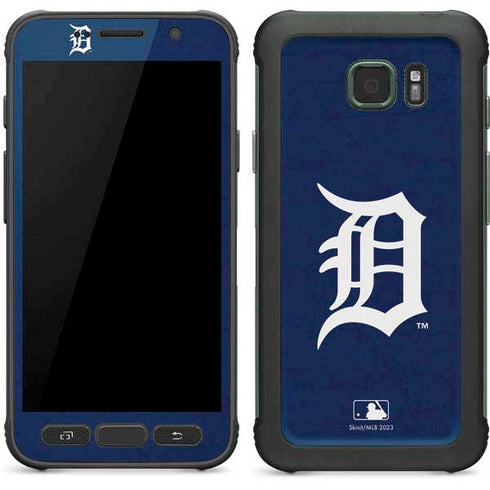 MLB Detroit Tigers - Solid Distressed Galaxy S7 Active Skin