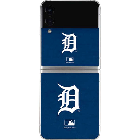 MLB Detroit Tigers - Solid Distressed Galaxy Z Flip4 5G Skin