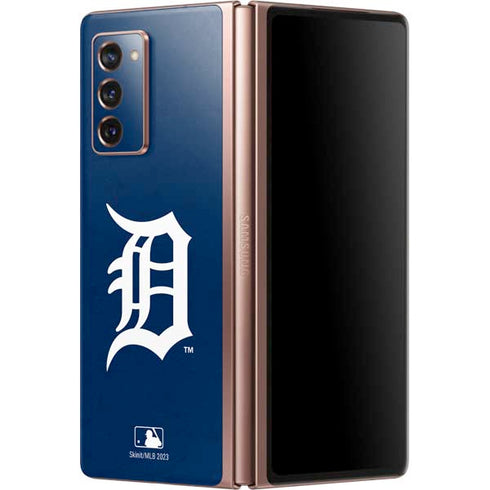 MLB Detroit Tigers - Solid Distressed Galaxy Z Fold2 5G Skin