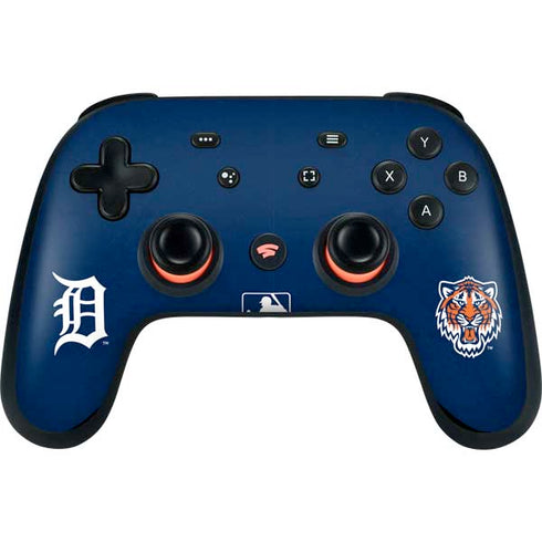 MLB Detroit Tigers - Solid Distressed Google Stadia Controller Skin