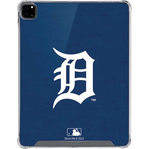 MLB Detroit Tigers - Solid Distressed iPad Pro 12.9in (2020) Clear Case