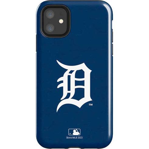 MLB Detroit Tigers - Solid Distressed iPhone 11 Impact Case