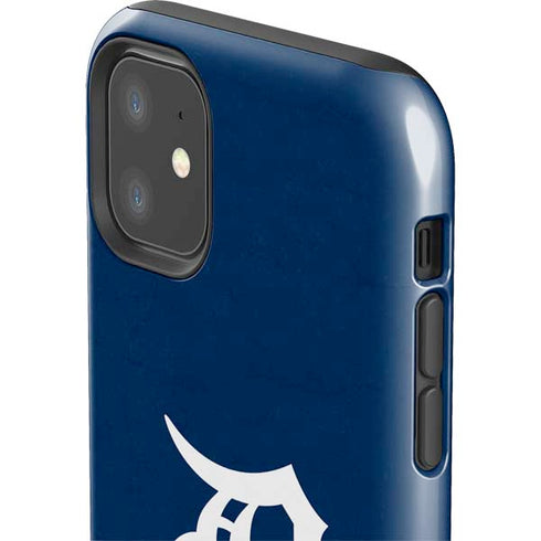 MLB Detroit Tigers - Solid Distressed iPhone 11 Impact Case