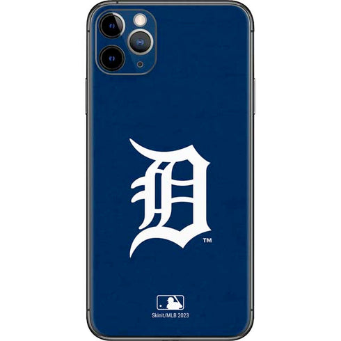 MLB Detroit Tigers - Solid Distressed iPhone 11 Pro Max Skin