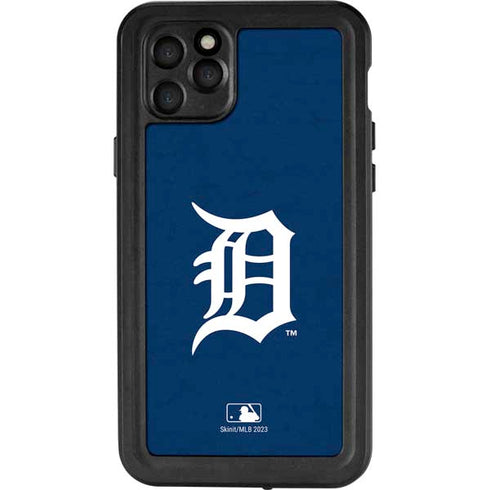 MLB Detroit Tigers - Solid Distressed iPhone 11 Pro Max Waterproof Case