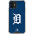 MLB Detroit Tigers - Solid Distressed iPhone 12 Clear Case