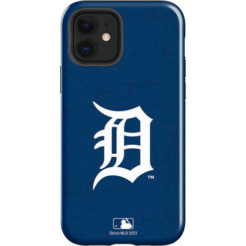 MLB Detroit Tigers - Solid Distressed iPhone 12 Impact Case