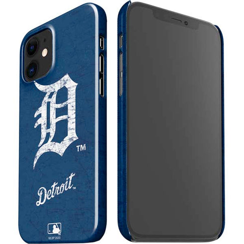 MLB Detroit Tigers - Solid Distressed iPhone 12 Mini Lite Case