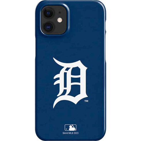 MLB Detroit Tigers - Solid Distressed iPhone 12 Mini Lite Case
