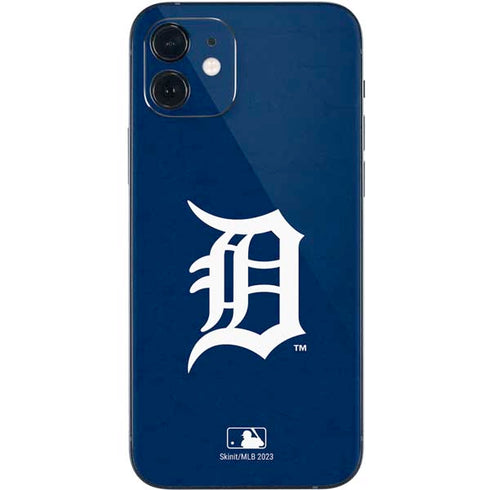 MLB Detroit Tigers - Solid Distressed iPhone 12 Mini Skin