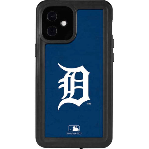 MLB Detroit Tigers - Solid Distressed iPhone 12 Mini Waterproof Case