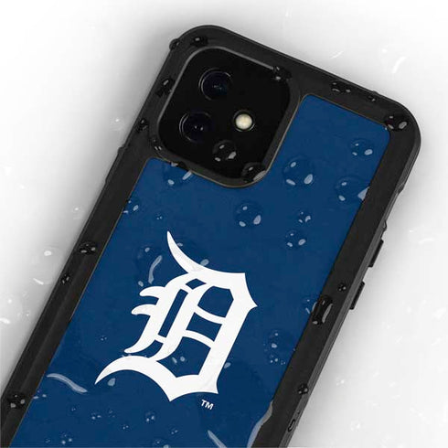 MLB Detroit Tigers - Solid Distressed iPhone 12 Mini Waterproof Case