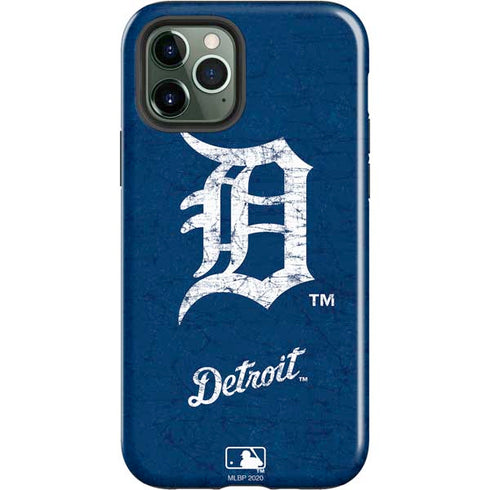 MLB Detroit Tigers - Solid Distressed iPhone 12 Pro Max Impact Case