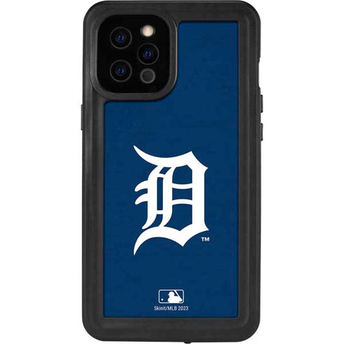 MLB Detroit Tigers - Solid Distressed iPhone 12 Pro Max Waterproof Case