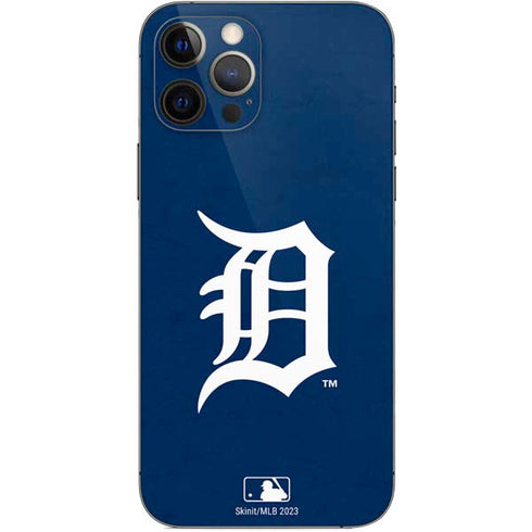 MLB Detroit Tigers - Solid Distressed iPhone 12 Pro Skin