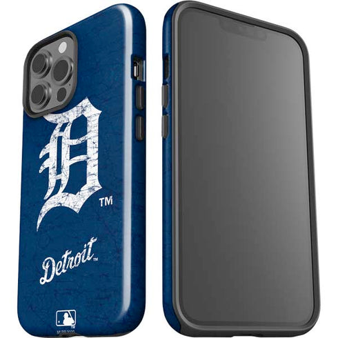 MLB Detroit Tigers - Solid Distressed iPhone 13 Pro Max Impact Case