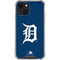 MLB Detroit Tigers - Solid Distressed iPhone 15 Plus Clear Case