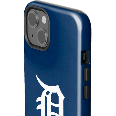 MLB Detroit Tigers - Solid Distressed iPhone 15 Plus Impact Case