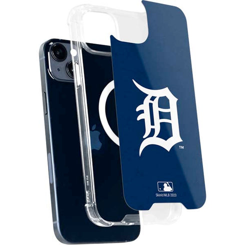MLB Detroit Tigers - Solid Distressed iPhone 15 Plus MagSafe Case