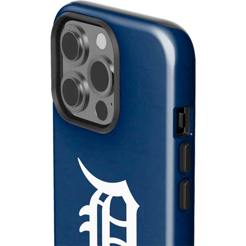 MLB Detroit Tigers - Solid Distressed iPhone 15 Pro Impact Case