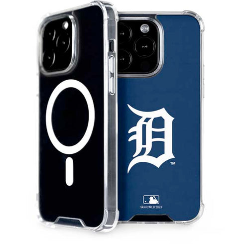 MLB Detroit Tigers - Solid Distressed iPhone 15 Pro MagSafe Case