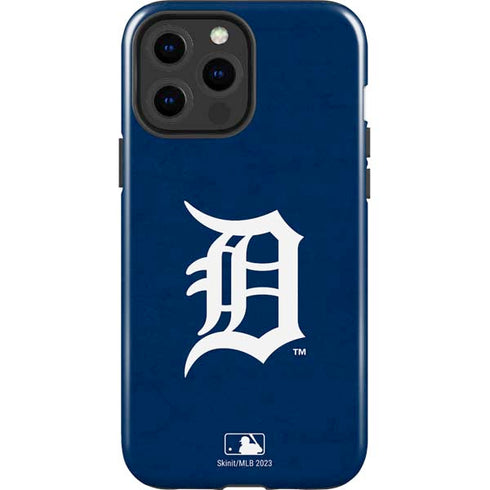MLB Detroit Tigers - Solid Distressed iPhone 15 Pro Max Impact Case