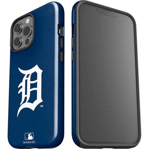 MLB Detroit Tigers - Solid Distressed iPhone 15 Pro Max Impact Case