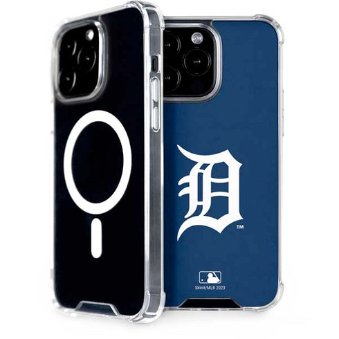 MLB Detroit Tigers - Solid Distressed iPhone 14 Pro Max MagSafe Case