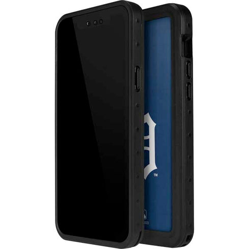 MLB Detroit Tigers - Solid Distressed iPhone 14 Pro Max Waterproof Case