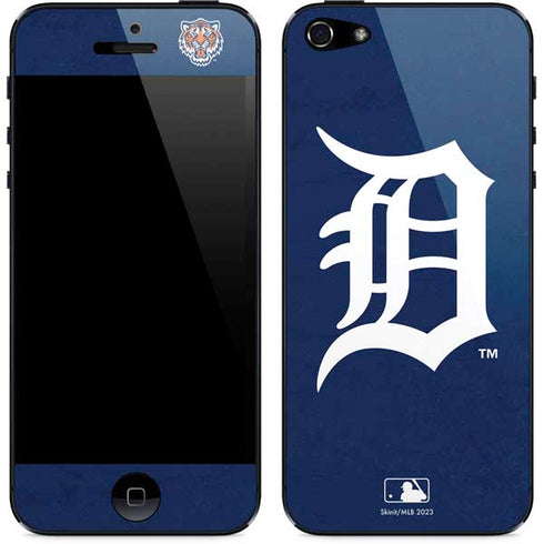 MLB Detroit Tigers - Solid Distressed iPhone 5/5s/5SE Skin