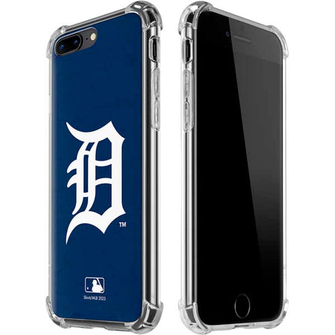 MLB Detroit Tigers - Solid Distressed iPhone 7/8 Plus Clear Case