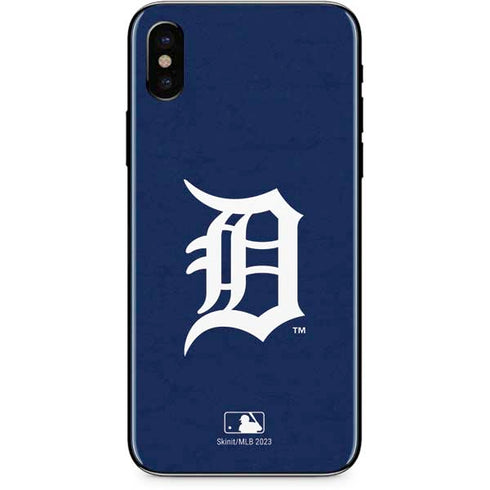 MLB Detroit Tigers - Solid Distressed iPhone X Skin