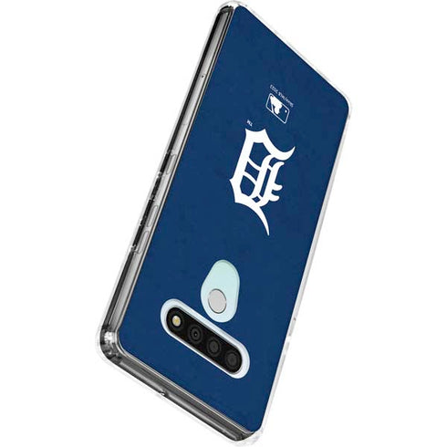 MLB Detroit Tigers - Solid Distressed LG Stylo 6 Clear Case