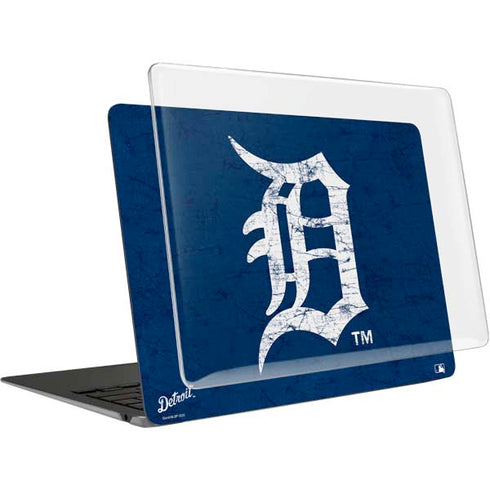 MLB Detroit Tigers - Solid Distressed MacBook Air 13in M1 (2021) Case plus Skin