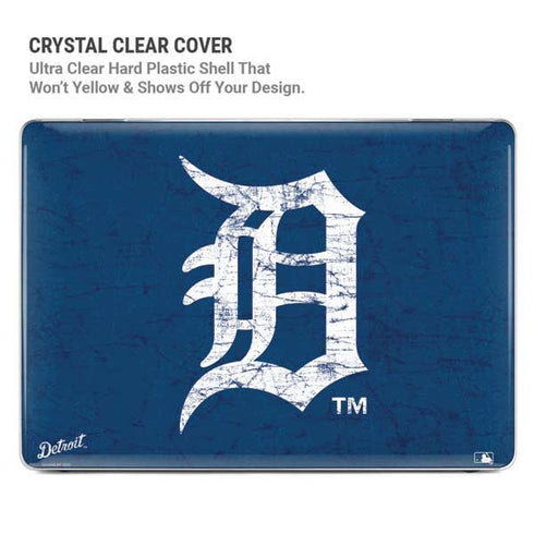 MLB Detroit Tigers - Solid Distressed MacBook Air 13in M1 (2021) Case plus Skin