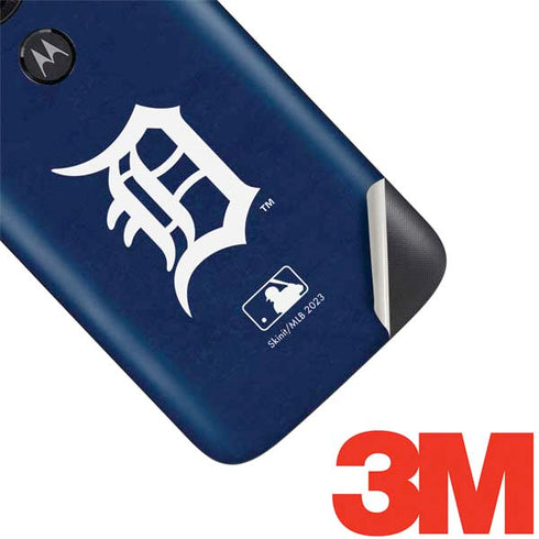 MLB Detroit Tigers - Solid Distressed Moto E5 Play Skin