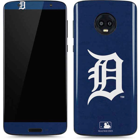 MLB Detroit Tigers - Solid Distressed Moto G6 Skin