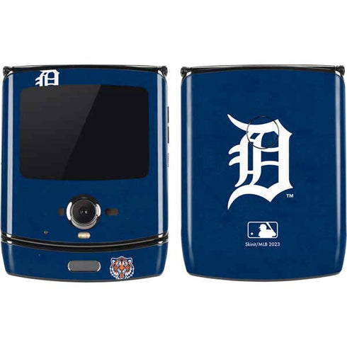 MLB Detroit Tigers - Solid Distressed Motorola RAZR Skin