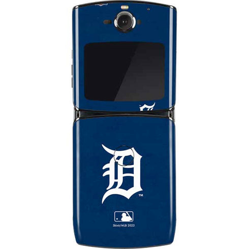 MLB Detroit Tigers - Solid Distressed Motorola RAZR Skin
