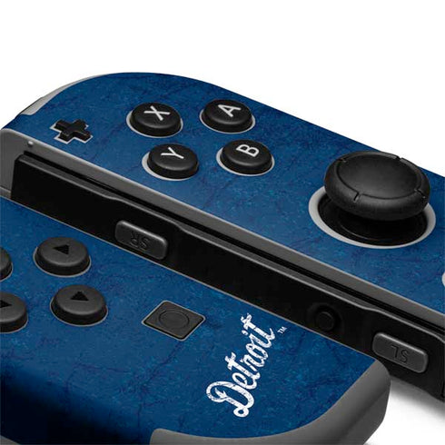 MLB Detroit Tigers - Solid Distressed Nintendo Joy-Con (L/R) Controller Skin