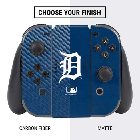 MLB Detroit Tigers - Solid Distressed Nintendo Switch Bundle Skin