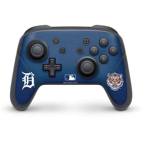 MLB Detroit Tigers - Solid Distressed Nintendo Switch Pro Controller Skin