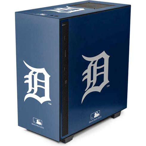 MLB Detroit Tigers - Solid Distressed NZXT H510 Compact ATX Mid-Tower Case Skin