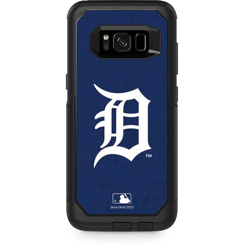 MLB Detroit Tigers - Solid Distressed Otterbox Commuter Galaxy Skin