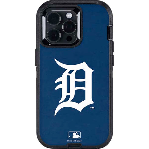 MLB Detroit Tigers - Solid Distressed Otterbox Defender iPhone Skin