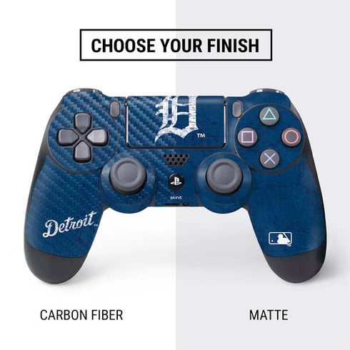 MLB Detroit Tigers - Solid Distressed PS4 Controller Skin